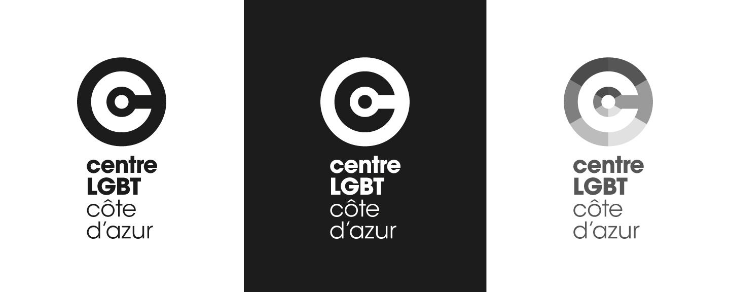 Centre LGBT monochrome logo